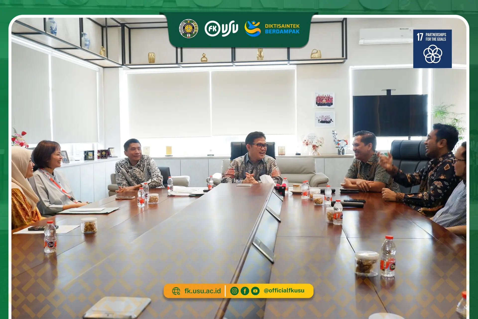 Alumni FK USU Angkatan 2001 Audiensi dengan Dekan, Persiapkan Kegiatan Campus Tour